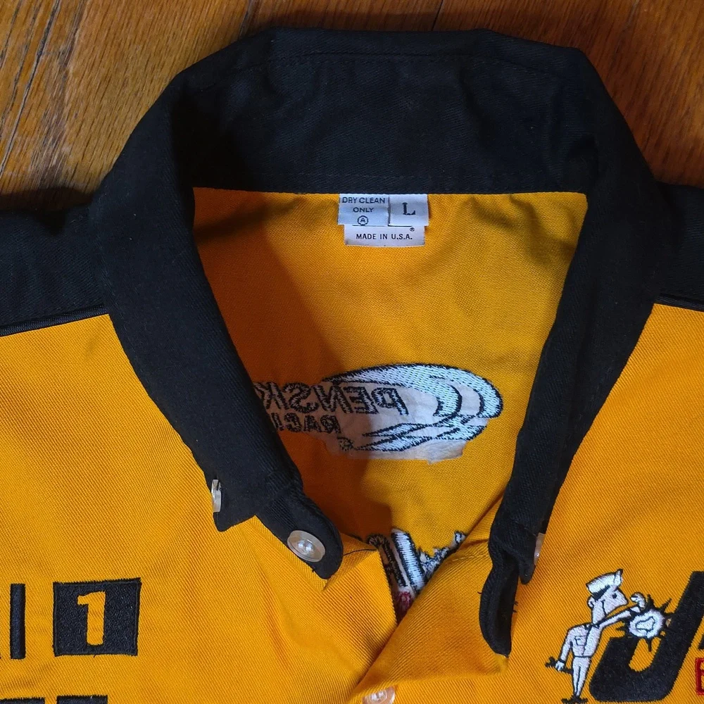 Vintage Sterling Marlin Kodak Racing Nascar Pit Crew Shirt Size L - Like New! - Picture 5 of 11